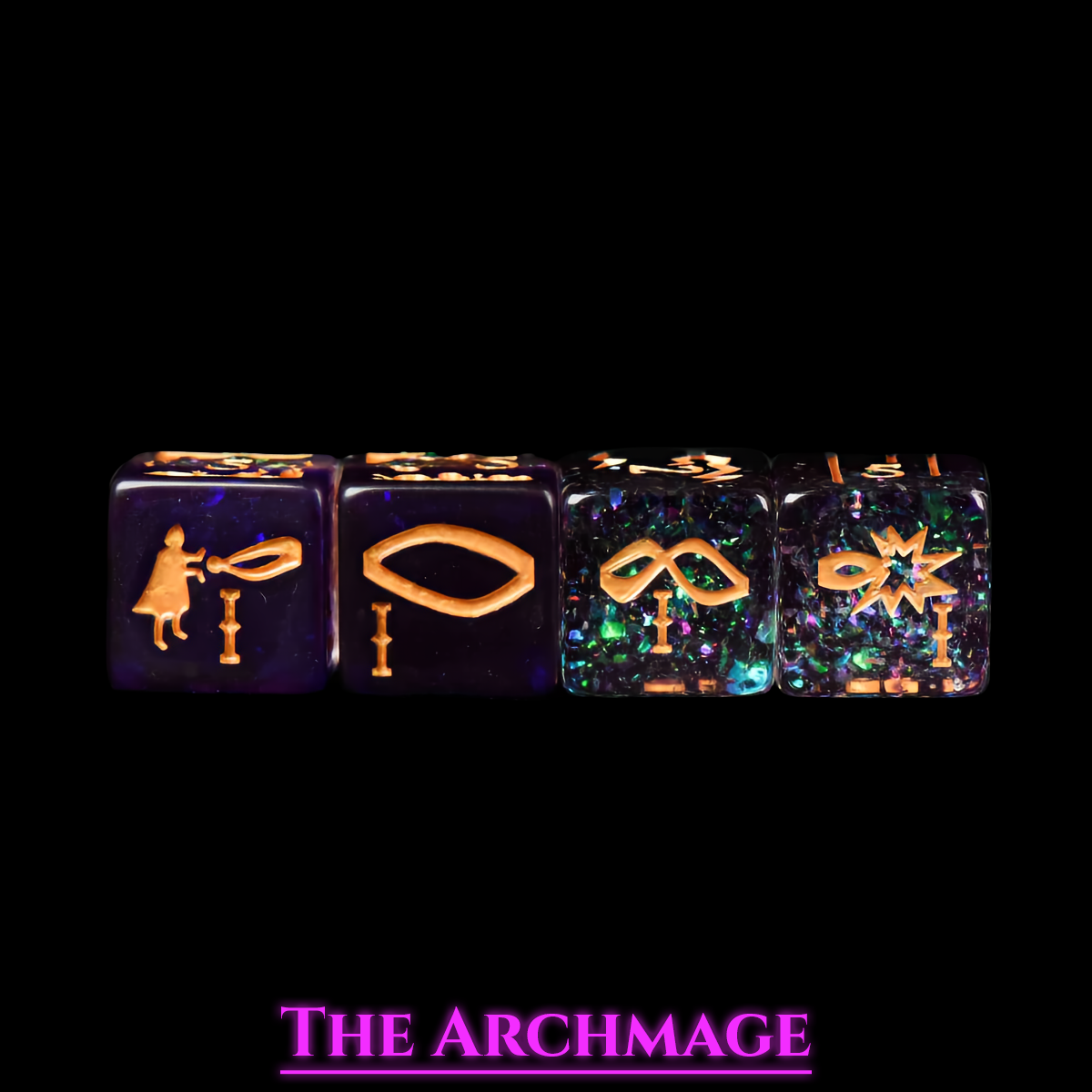 Archmage Dice Set | Resin D&D Dice by Revenant Foundry