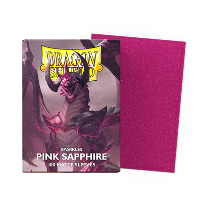 Dragon Shield Matte Pink Sapphire Card Sleeves | Premium TCG Sleeves