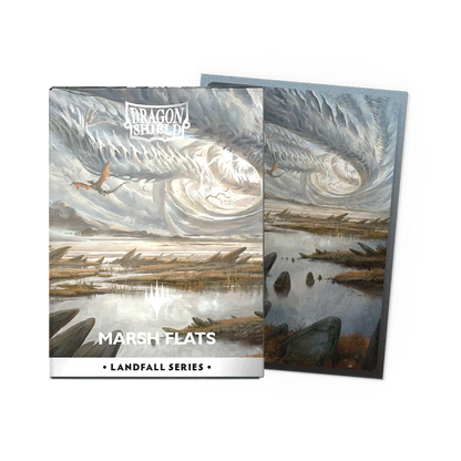 Landfall Series: Marsh Flats Matte Dual Art Card Sleeves | MTG Fetchland