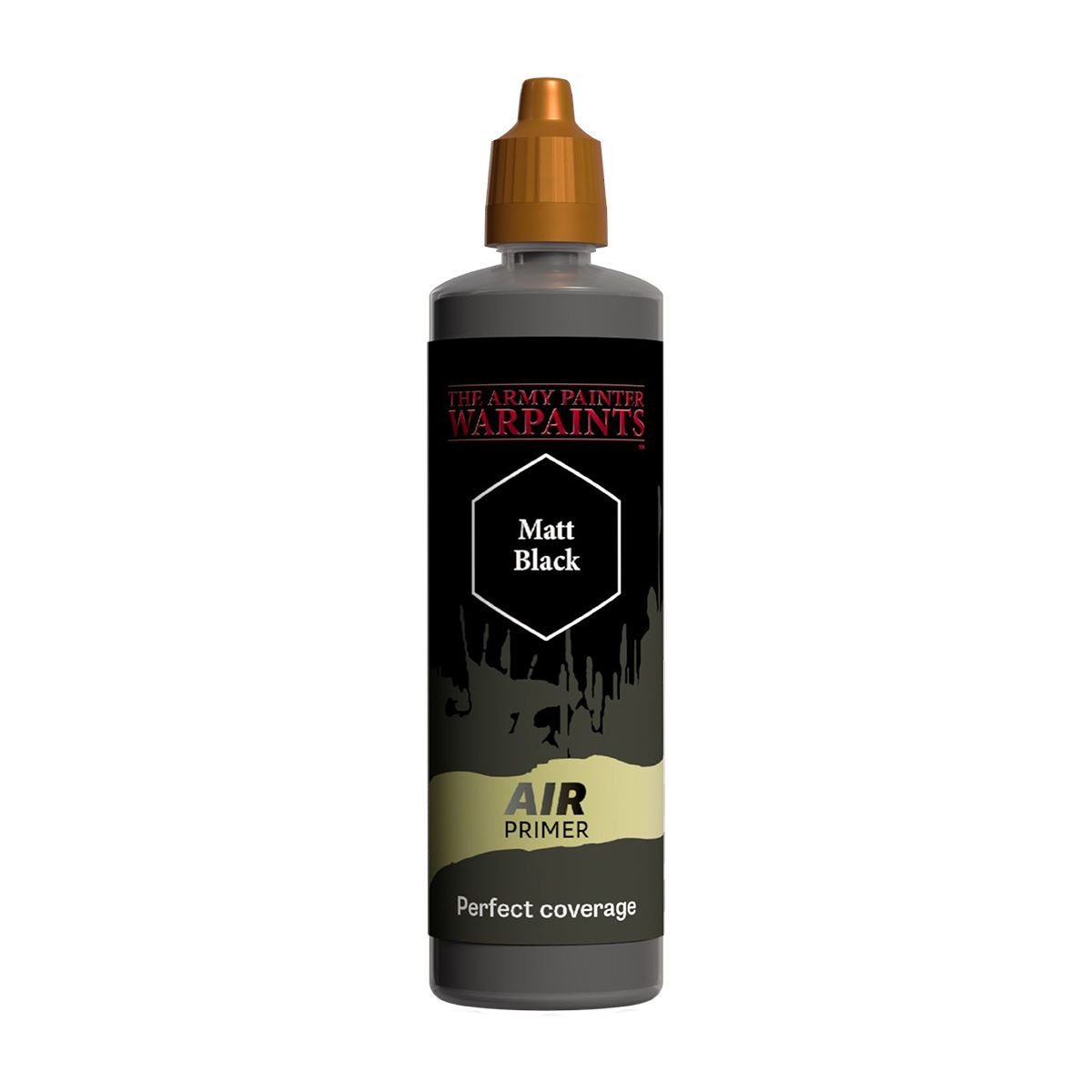 Army Painter Warpaints Air Primer Black 100ml – Airbrush Miniature Primer for D&D & Warhammer