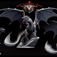 Adult Red Dragon Miniatures