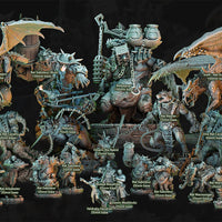 3D Printed Archvillain Games Affliction Overrun - Srelk Rat Dragon 28mm 32mm D&D