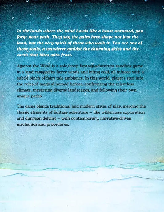 Against the Wind - Roleplaying Game