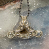 Agate Eye Wire Wrap Pendant