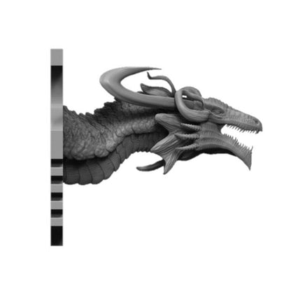 Air Elemental Dragon Wall-Mountable Bust