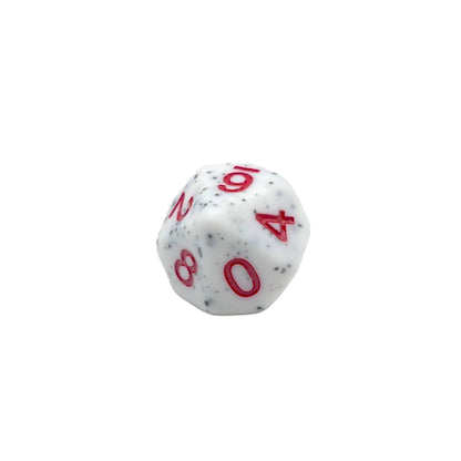 Alabaster Malphite - 7 Piece DnD Dice Set | Acrylic RPG Gaming Dice