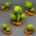 3D Printed Fantastic Plants and Rocks Alien Cactus 28mm - 32mm D&D Wargaming