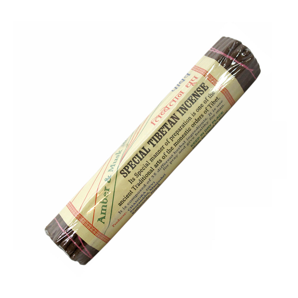 Amber and Musk Mixed Tibetan Incense Sticks