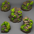3D Printed Fantastic Plants and Rocks Ancient Magic Stairs 28mm - 32mm D&D Wargaming