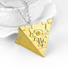 Anime Yu-Gi-Oh Necklace Yugi Muto Millennium Puzzle Millennium Ring Necklace for Fans Jewelry Gift