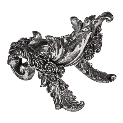 Antique Rose Wine Holder - Silver