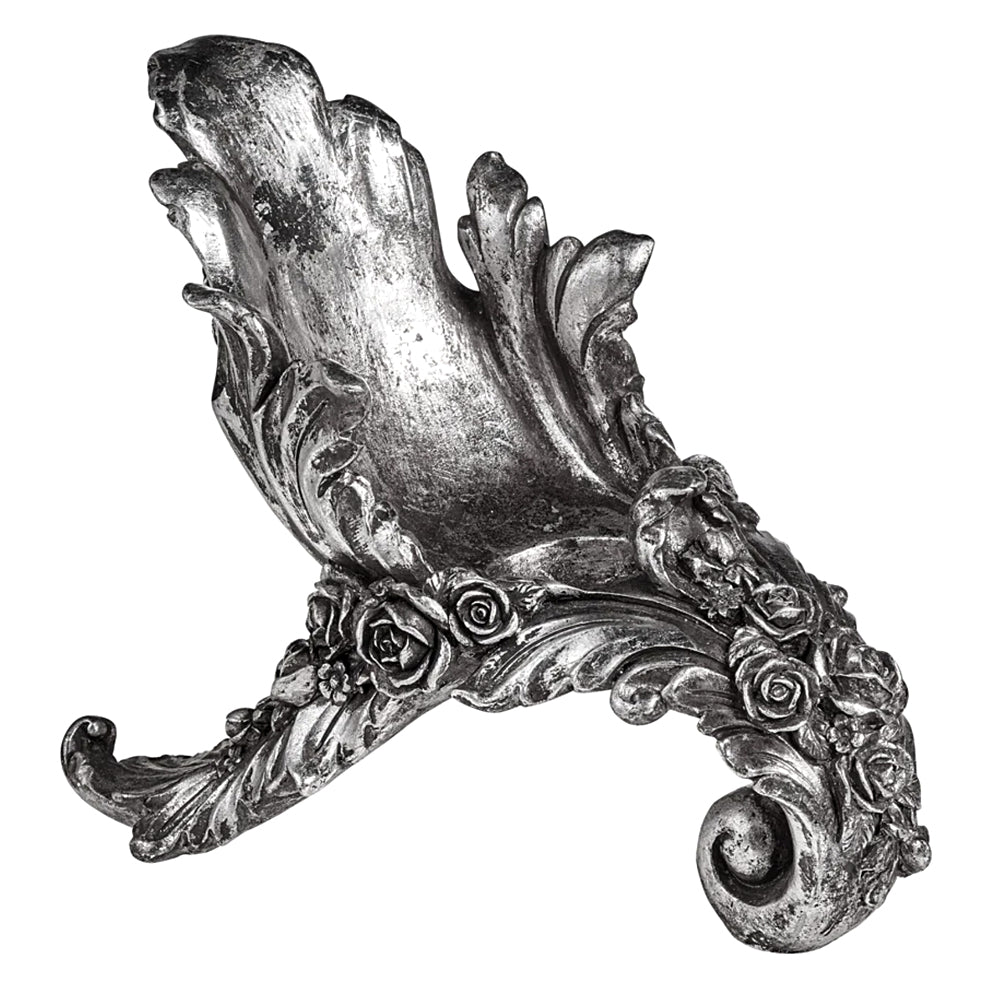 Antique Rose Wine Holder - Silver