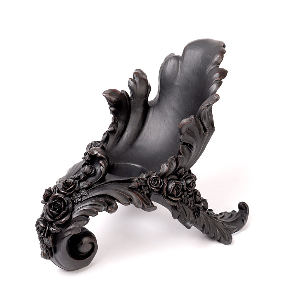 Antique Rose Wine Holder - Black