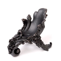 Antique Rose Wine Holder - Black
