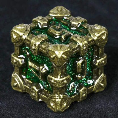 DND Dice - Skull Series Metal Dice Set