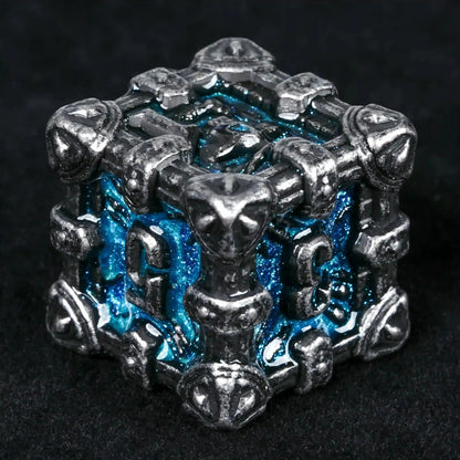 DND Dice - Skull Series Metal Dice Set