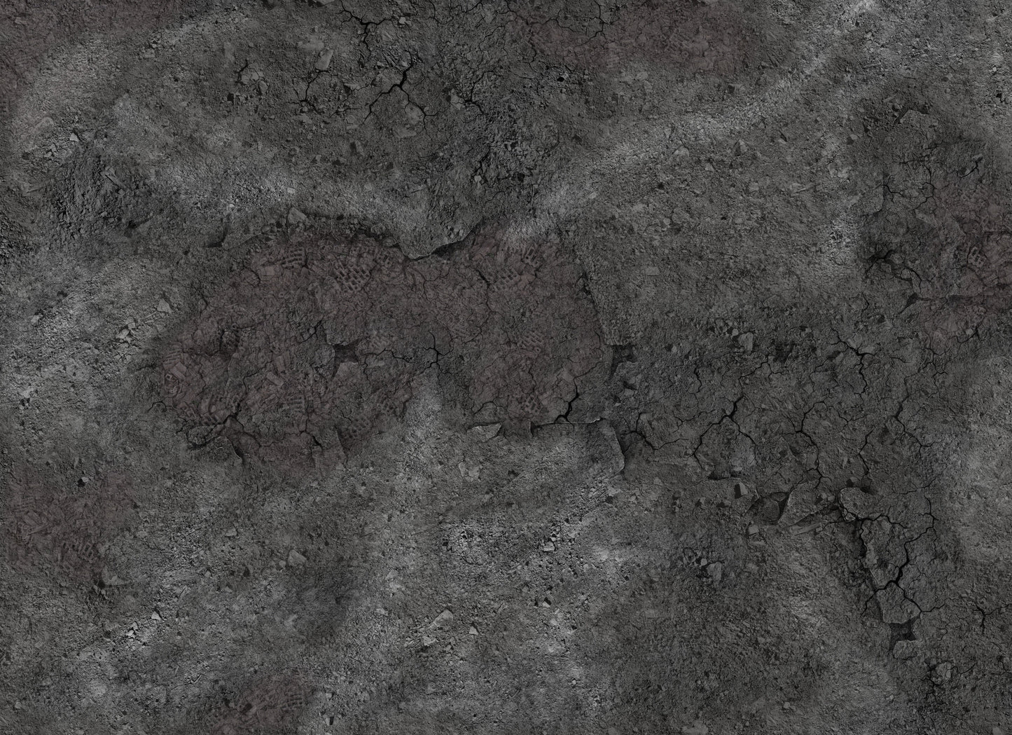 Ashen Wastelands – Neoprene Battle Mat for Warhammer, D&D & More