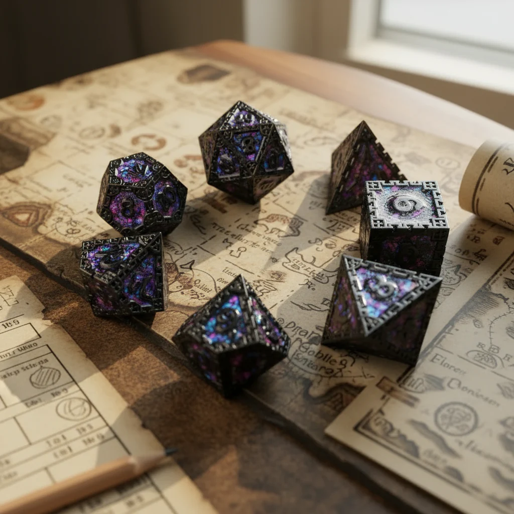 Assimilation Metal Dice Set