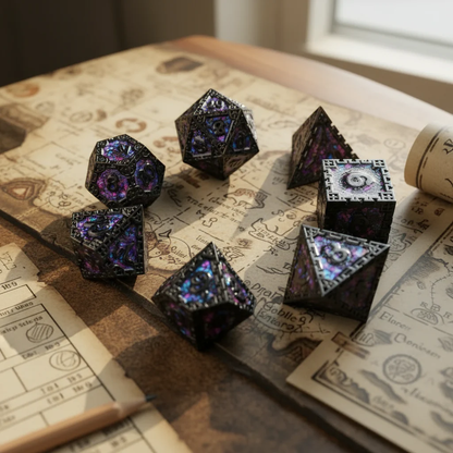 Assimilation Metal Dice Set