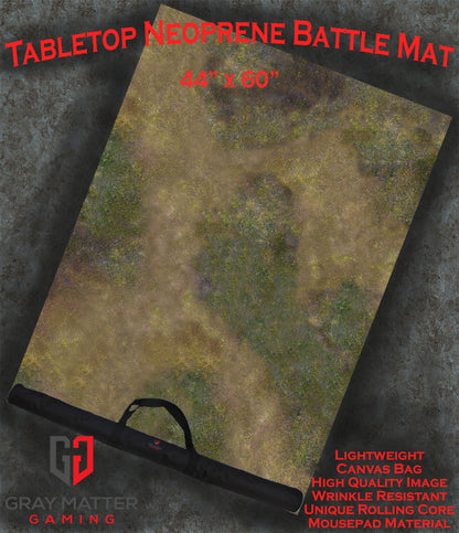 Autumn Prairie Neoprene Battle Mat – Tabletop Wargaming & RPG Play Mat