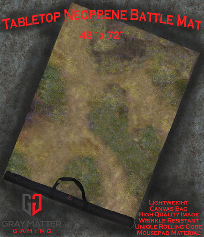 Autumn Prairie Neoprene Battle Mat – Tabletop Wargaming & RPG Play Mat