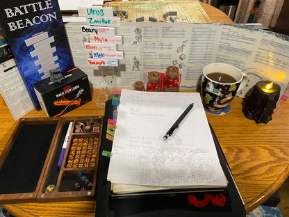 Battle Beacon DND Initiative Tracker – Magnetic Combat Tracker for 12 Players