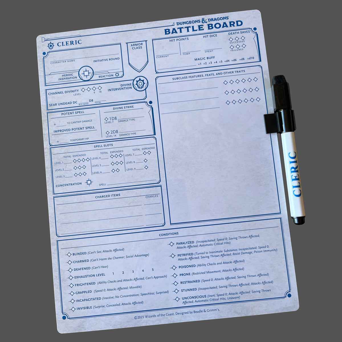Beadle & Grimm's D&D Battle Board: Cleric