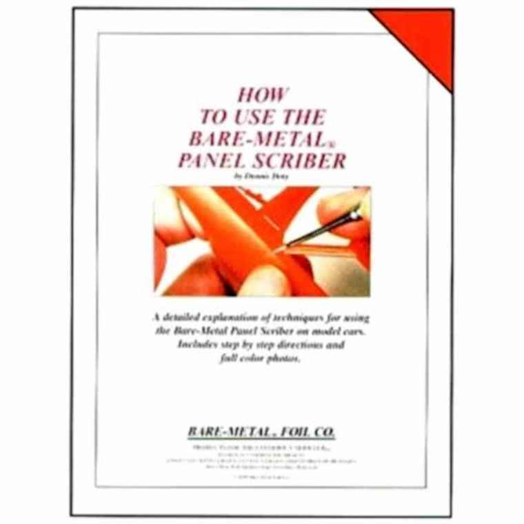 Bare Metal Foil Scriber Tool Instruction Booklet
