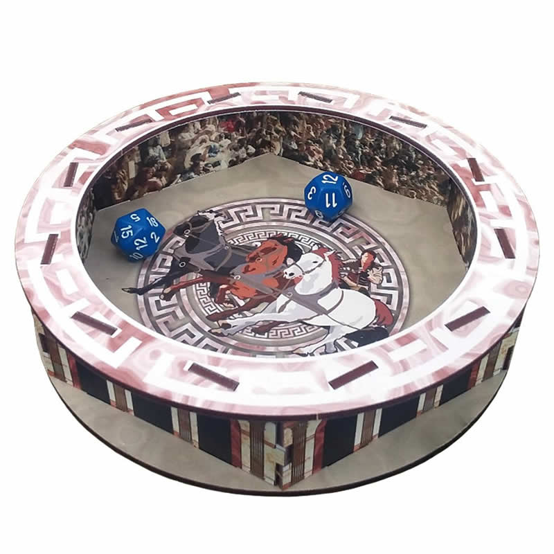 Colosseum 7 Inch Dice Tray Blue Panther