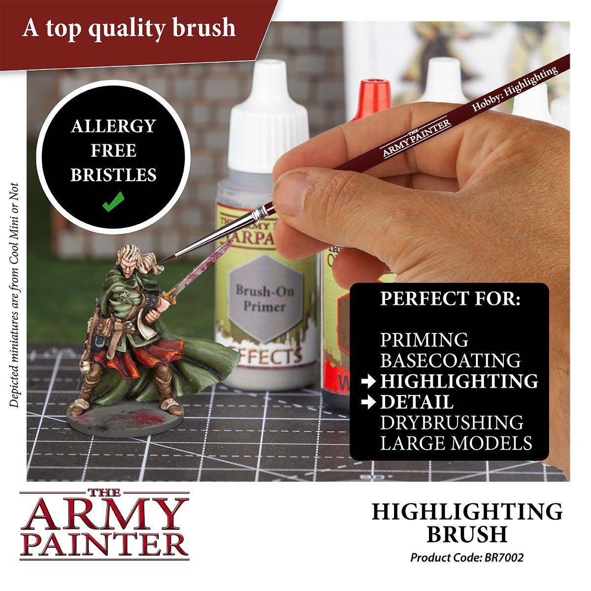 Army Painter Hobby Brush – Highlighting Brush for Miniature Painting