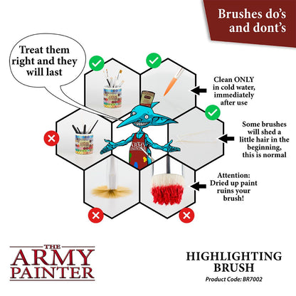 Army Painter Hobby Brush – Highlighting Brush for Miniature Painting