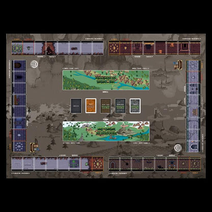 Boss Monster 6 Player Play Mat - Official Deluxe Game Mat 48x36" by Mats by Mars