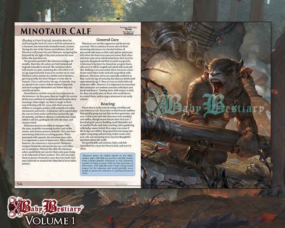 Baby Bestiary: Handbook - Volume 1