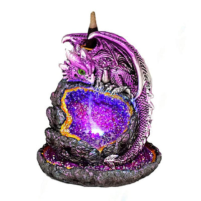 Baby Dragon Geode Backflow Burner