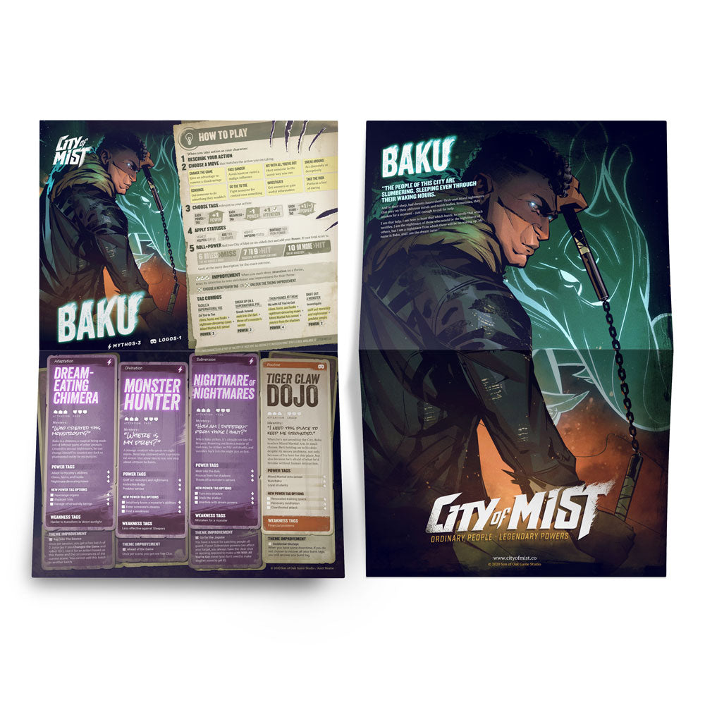 City of Mist Starter Box — Learn-to-Play Tabletop RPG Set