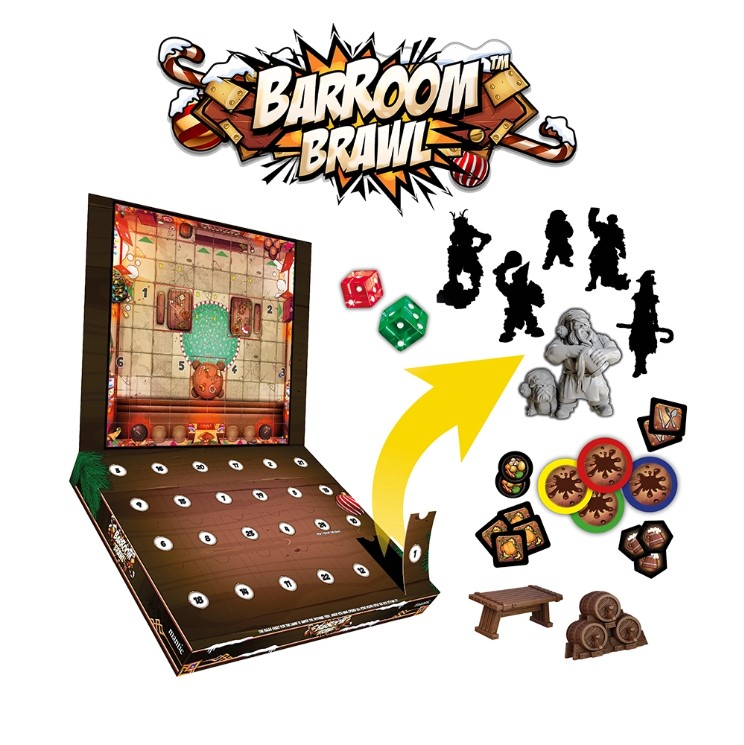 Fantasy Advent Calendar: Bar Room Brawl — 24-Day Holiday Miniatures Countdown