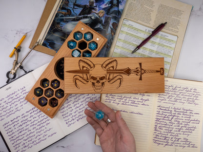 Barbarian | Engraved Dual Hex Dice Vault
