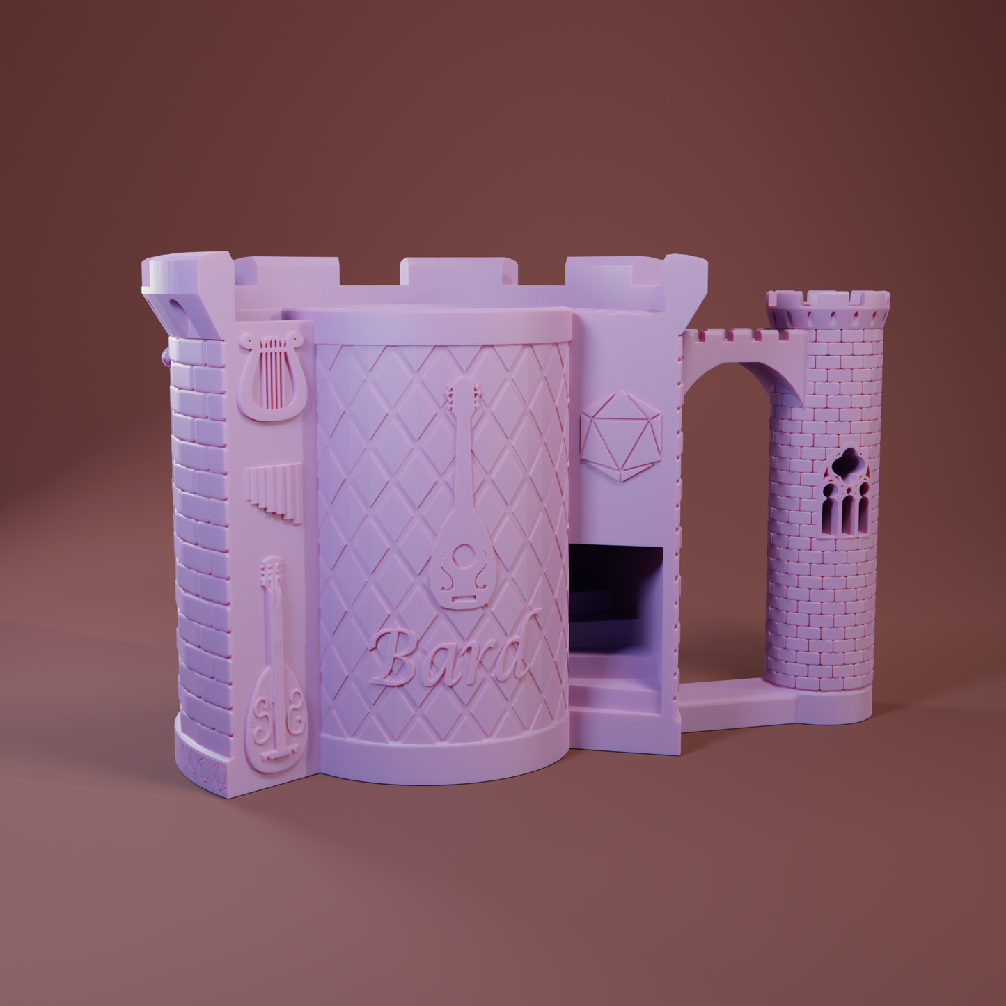 Bard Mug & Dice Tower