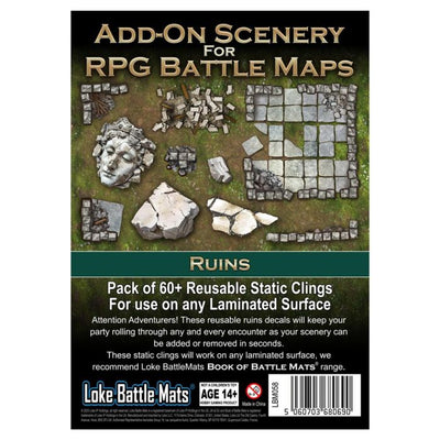 Battle Mats: Add On Scenery - Ruins