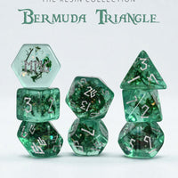Bermuda Triangle Resin Dice Set