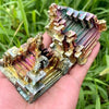 Bismuth Crystal Freeform Castle Iridescent Rainbow