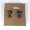 Black Dragon D20 Stud Earrings - Shadow Dice Jewelry