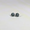 Black Dragon Stud Earrings Sterling Silver