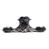 Black Rose Triple T-Light Holder