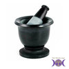 Black Soapstone Mortar & Pestle