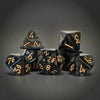 Black Water Acrylic Dice Set