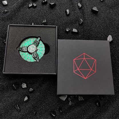 Three Dragon Head Metal Fidget Spinner DND Dice — Roulette Spin Dice for TTRPG