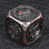 Kickstarter Dice -  7-in-1  Unique  Metal D6 Spinning Dice 2.0