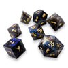 Blue Labradorite - 7 Piece RPG Set Gemstone Dice