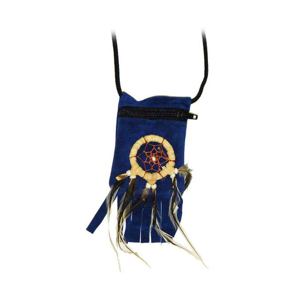 Blue Pouch Dreamcatcher